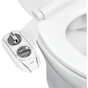 LUXE Bidet NEO Plus  Bidet Toilet Seat Attachment w/ 360° Self-Cleaning (Chrome)